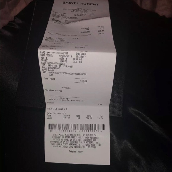 MONOGRAM ZIPPERED WALLET IN GRAIN DE POUDRE - Picture 8 of 8